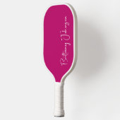 Raquette De Pickleball Monogramme Pickleball rose chaud (Gauche)