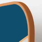 Raquette De Pickleball monogramme professionnel bleu marine (Détail gauche)