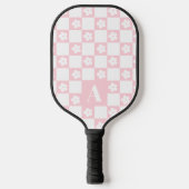 Raquette De Pickleball Monogramme rétro Super blanc (Recto)