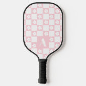 Raquette De Pickleball Monogramme rétro Super blanc (Verso)