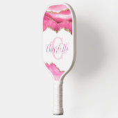 Raquette De Pickleball Monogramme rose (Gauche)