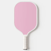 Raquette De Pickleball Monogramme rose et blanc pagaie (Verso)