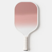 Raquette De Pickleball Monogramme rose moderne (Verso)