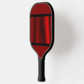 Raquette De Pickleball Monogramme rouge rayé (Gauche)