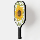 Raquette de pickleball monogrammée Tournesol Jaune (Gauche)