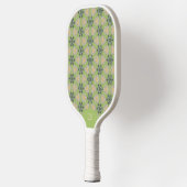 Raquette de Pickleball Monogrammée Verte Amusante (Gauche)
