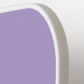 Raquette De Pickleball Monogrammes Ajouter votre nom Purple & Orange (Détail gauche)