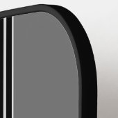 Raquette De Pickleball Monogrammes et nom, Gris et Gris (Détail gauche)