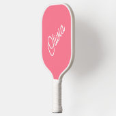 Raquette De Pickleball Monographie de script, rose vif (Gauche)