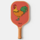 Raquette De Pickleball Monographie personnalisée Rooster (Verso)