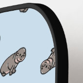 Raquette De Pickleball Moo Deng (Détail gauche)