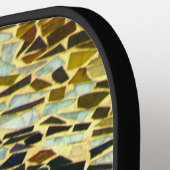 Raquette De Pickleball Mosaïque espagnole colorée (Détail gauche)