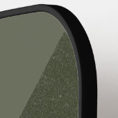 Raquette De Pickleball Moss Green Zigzag Custom Pickleball Paddle (Détail gauche)