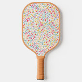 Raquette De Pickleball Motif à eau douce (Verso)