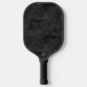 Raquette De Pickleball Motif à fourrure noire (Recto)