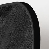 Raquette De Pickleball Motif à fourrure noire (Détail gauche)