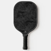 Raquette De Pickleball Motif à fourrure noire (Verso)