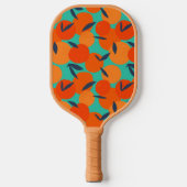 Raquette De Pickleball Motif Abstrait de fruits orange (Recto)