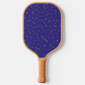 Raquette De Pickleball Motif Abstrait rétro (Verso)