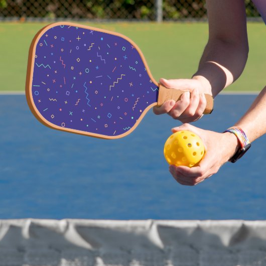 Raquette De Pickleball Motif Abstrait rétro (Insitu)