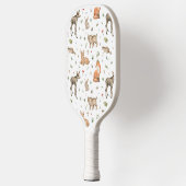 Raquette De Pickleball Motif animal de bois mou (Gauche)
