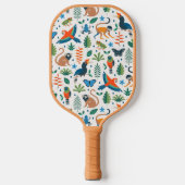 Raquette De Pickleball Motif animal de la forêt tropicale (Recto)