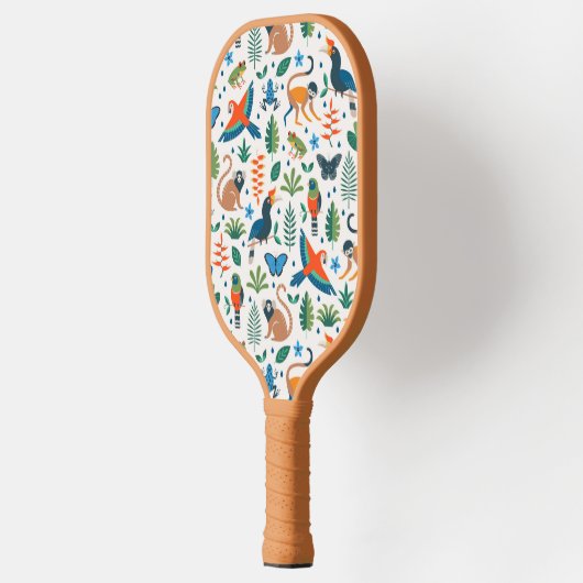 Raquette De Pickleball Motif animal de la forêt tropicale (Gauche)