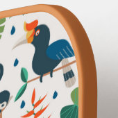 Raquette De Pickleball Motif animal de la forêt tropicale (Détail gauche)