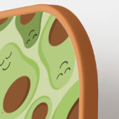 Raquette De Pickleball Motif Avocado avec monogramme (Détail gauche)