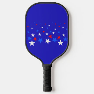 Raquette De Pickleball Motif bleu, rouge et blanc