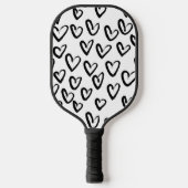 Raquette De Pickleball Motif cardiaque de peinture AVC (Recto)