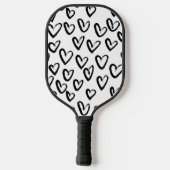 Raquette De Pickleball Motif cardiaque de peinture AVC (Verso)