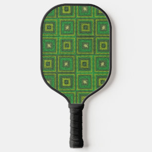 Raquette De Pickleball Motif Carré Green Granny