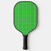 Raquette De Pickleball Motif chèque vert (Verso)