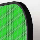 Raquette De Pickleball Motif chèque vert (Détail gauche)