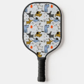 Raquette De Pickleball Motif chien mignon Doodle (Verso)