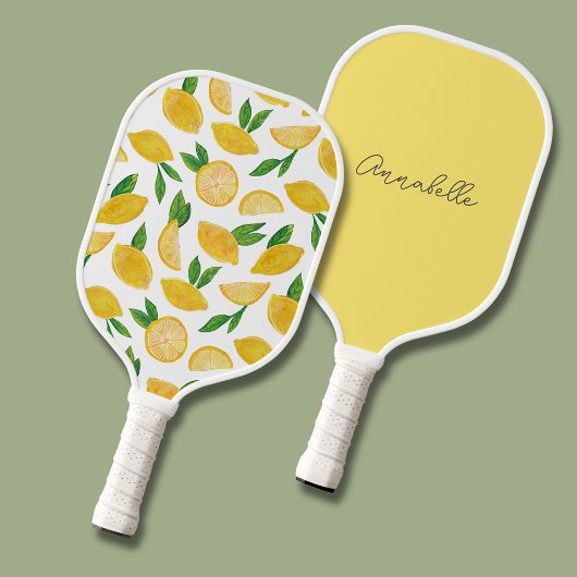 Raquette De Pickleball Motif citron