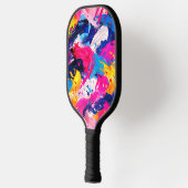 Raquette De Pickleball motif coups de pinceaux (Gauche)