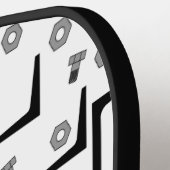 Raquette De Pickleball Motif d'acier structurel (Détail gauche)