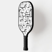 Raquette De Pickleball Motif d'acier structurel (Gauche)