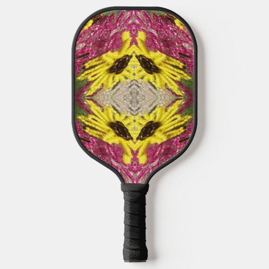 Raquette De Pickleball Motif d'arrangement floral de semence Abstrait (Recto)