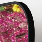 Raquette De Pickleball Motif d'arrangement floral de semence Abstrait (Détail gauche)