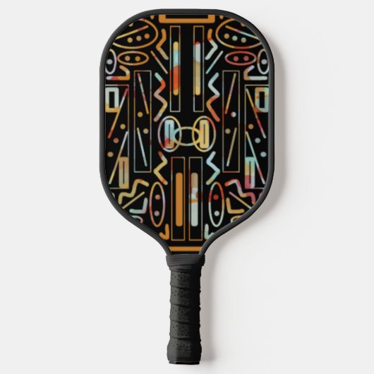 Raquette De Pickleball Motif d'art Scratch du Sud-Ouest (Verso)