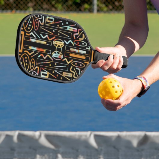 Raquette De Pickleball Motif d'art Scratch du Sud-Ouest (Insitu)