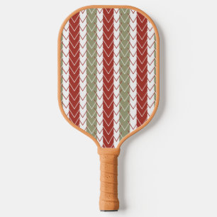 Raquette De Pickleball Motif de bande Turquoise rouge Chevron