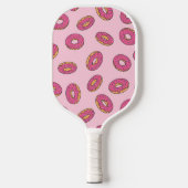 Raquette De Pickleball Motif de beigne rose (Recto)