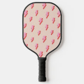 Raquette De Pickleball Motif de boulon de foudre rose (Recto)