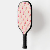 Raquette De Pickleball Motif de boulon de foudre rose (Gauche)