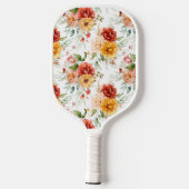 Raquette De Pickleball Motif de bouquet de fleurs Red Peony (Verso)