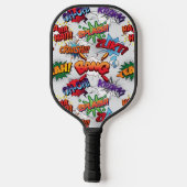 Raquette De Pickleball Motif de bulle Superhero (Verso)